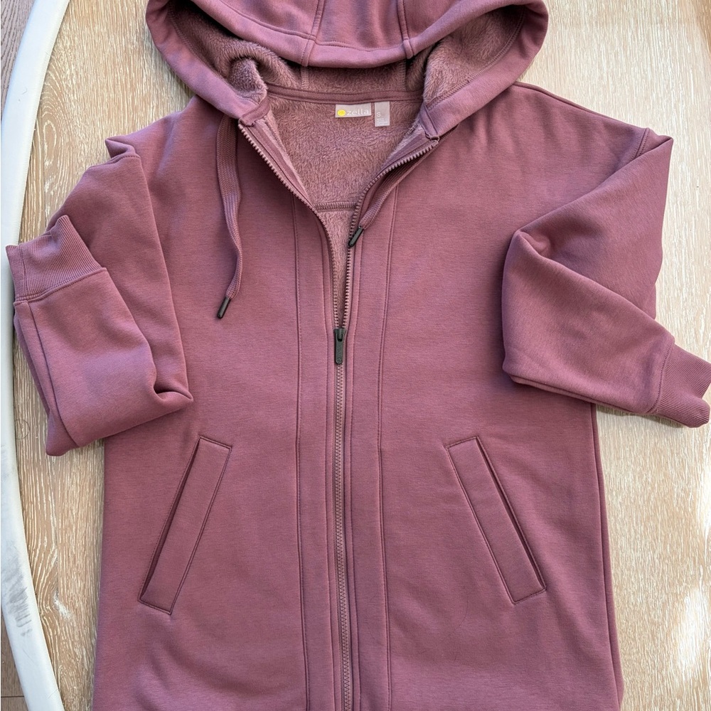 Zella Soft Mauve Fleece Jacket